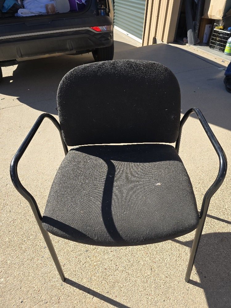 NEEDS CLEANED! Office Chair, 31 1/2"T x 23 1/4"W x 6"D.
