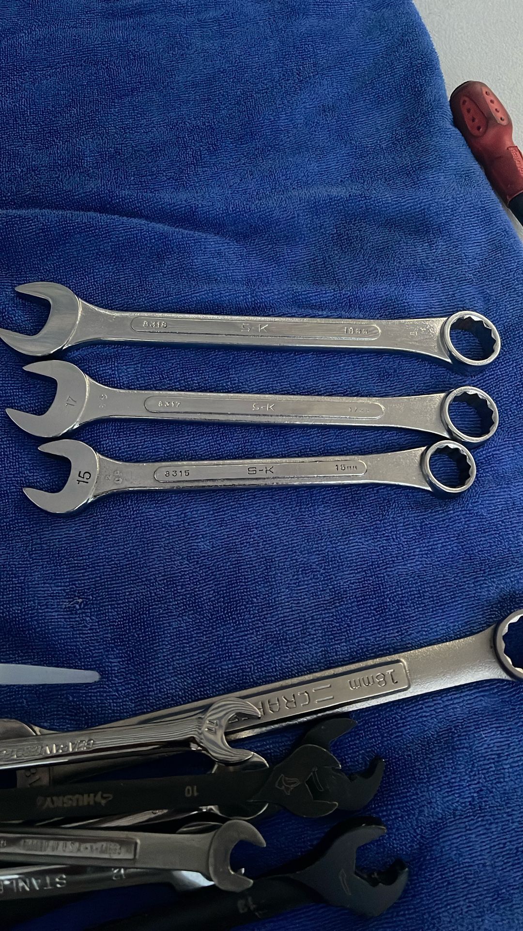 SK Tools Wrenches- Metric