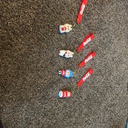 Coca-cola Labubu Keychains 