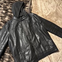 Men's Apt. 9 Faux Leather Moto Style Jacket XL