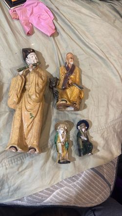 Chinese Ceramic Figurines Set of 4