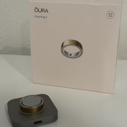 Oura Ring Gen 4 Size 12 Gold 