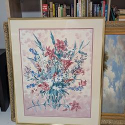 Flower Print Large 4 X 3.5 Feet 