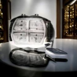 Techno Com by KC World Timer Diamond Watch - Must Go 