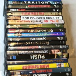 Lot Of 25 DVDs All In Excellent Condition Very Good Titles