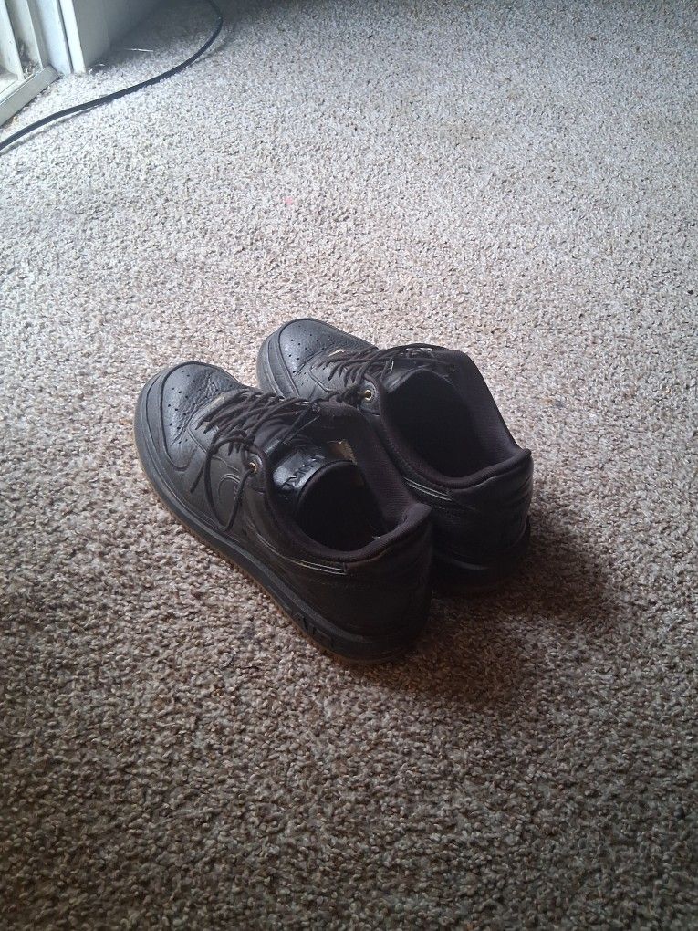 Black Nike Forces