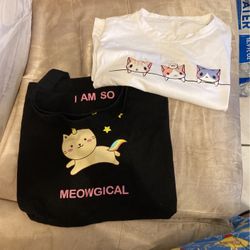Cat Shirt And Bag