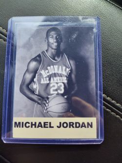 MJ 1988 McDonald's All American Card 