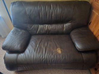 Leather Recliner Loveseat