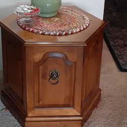 Maple Cabinet End Table