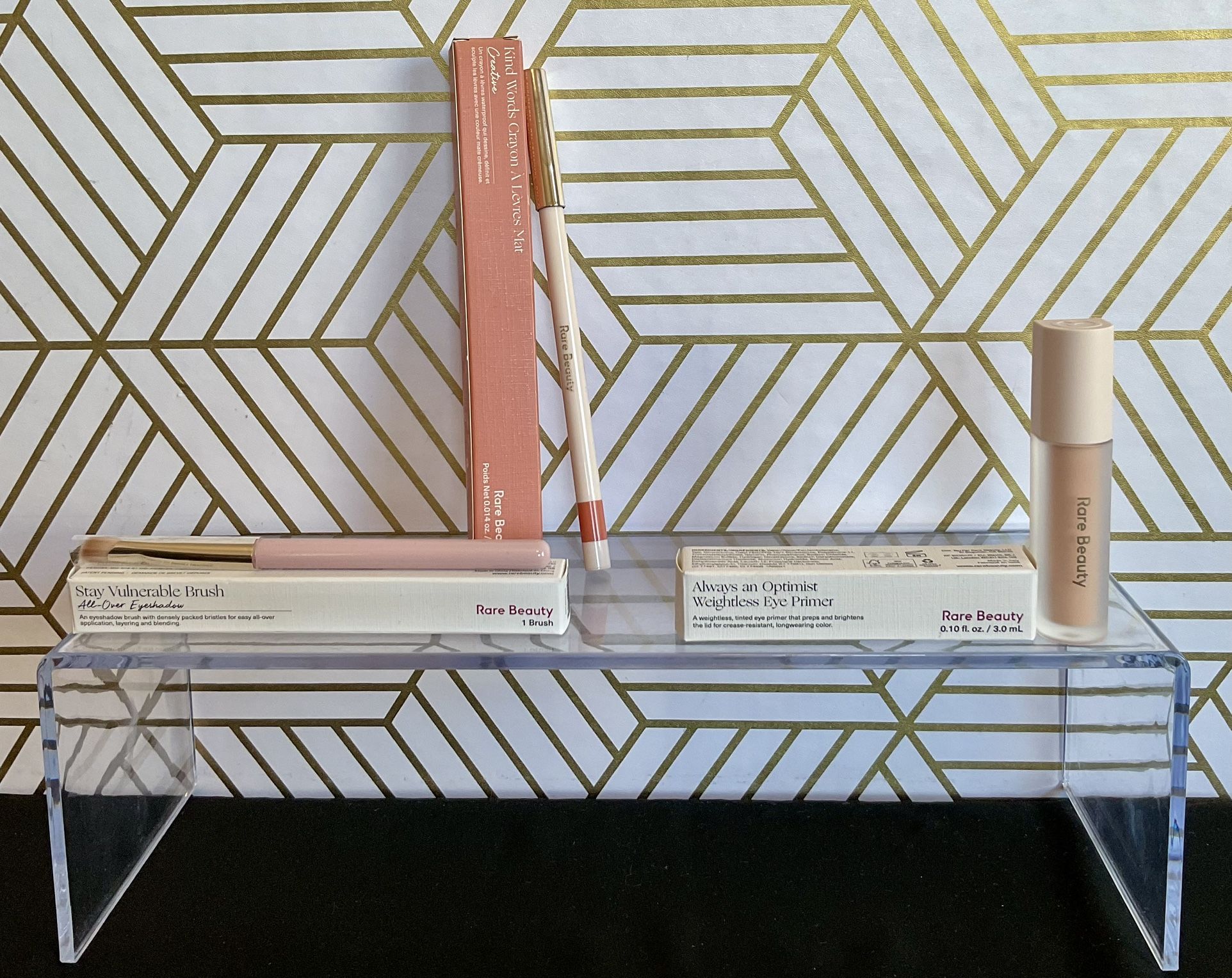 Rare beauty Eye Primer & Eyeshadow Brush & Lip Liner