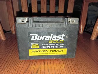 Duralast Gold AGM 12 Volt battery power sport