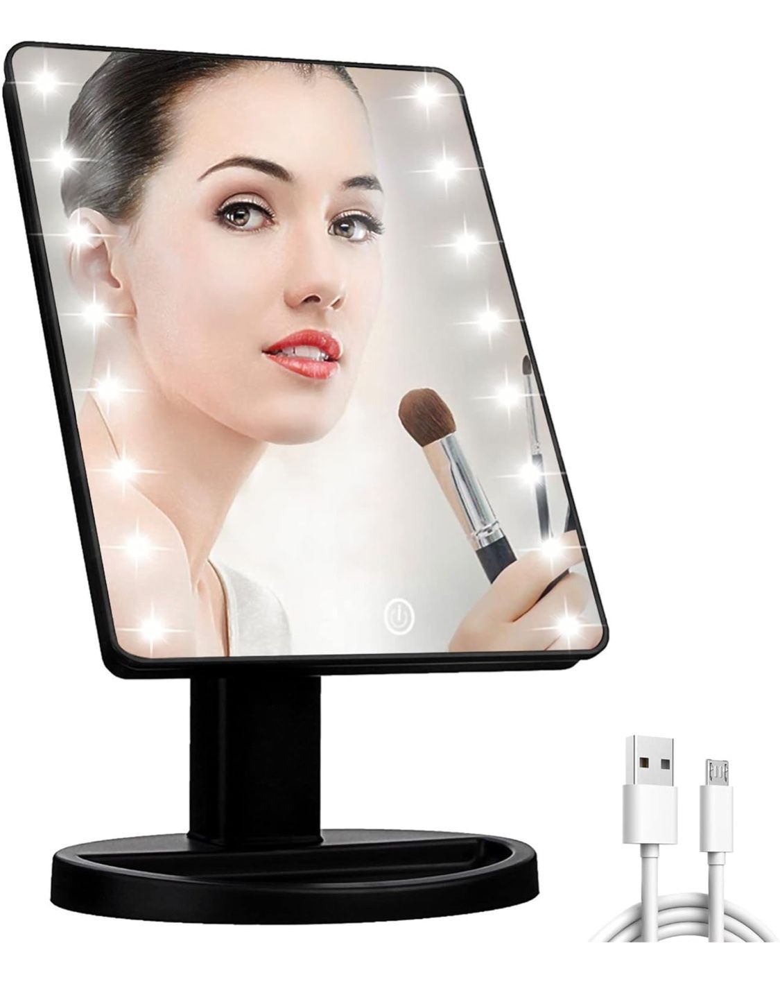 lighted vanity makeup mirror