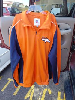 NFL Denver Broncos Quarter-Zip Pullover Jacket