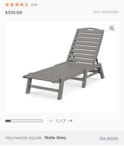 3 polywood recliners
