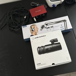Studio Microphone Setup Everything in Photo for $180