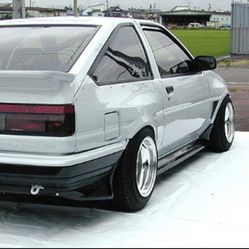 Overfender Toyota Ae86 Corolla REAR Overfenders Wide Panels Widw Body Weekend Sale
