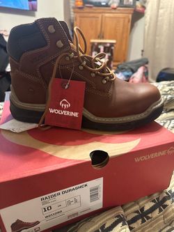 New Wolverine work boots