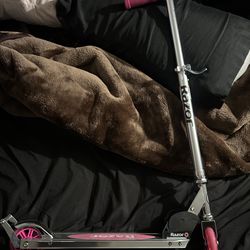 pink razor kick scooter