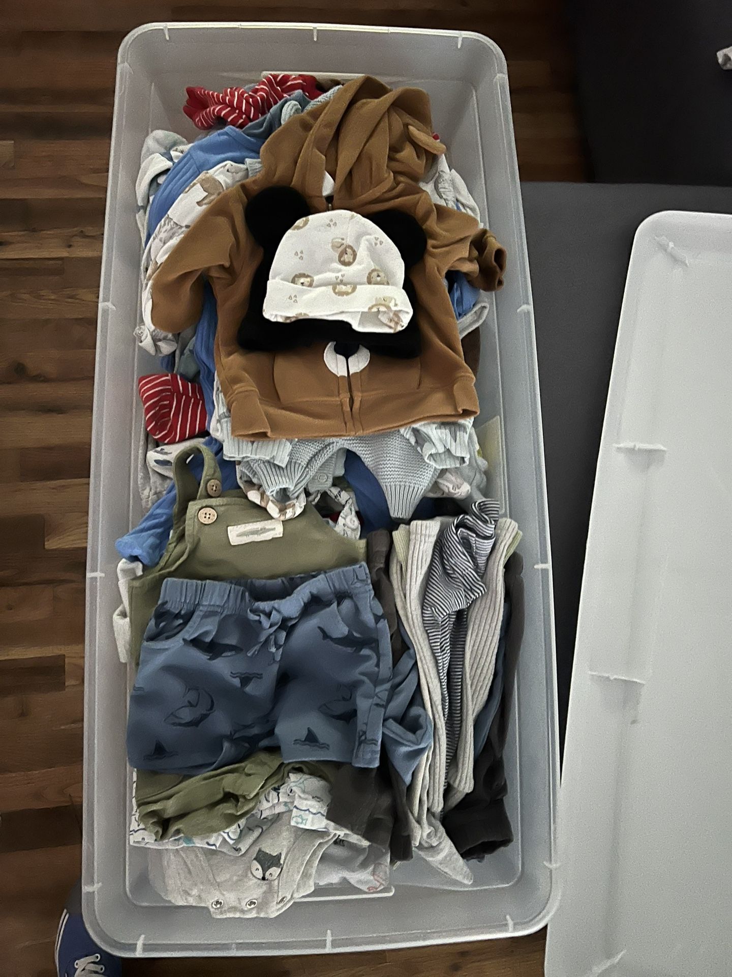Bin Full Of Newborn-3month Baby Boy Clothes