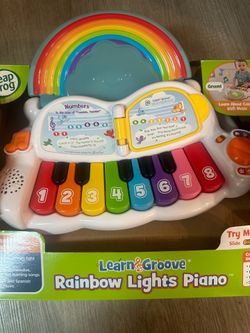 Rainbow lights piano