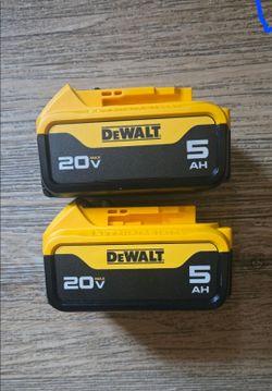Dewalt 20v Batteries 5.0 Ah Brand New Price For Both