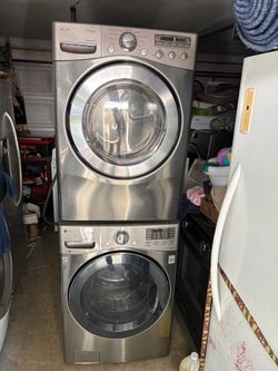 Lg stackable washer and gas dryer