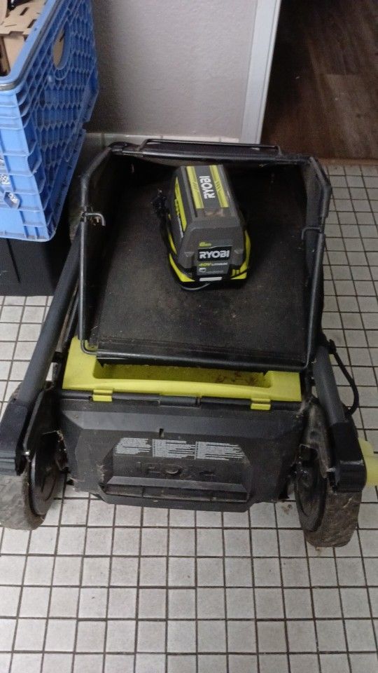 Ryobi  Lawnmower and Headge Trimer