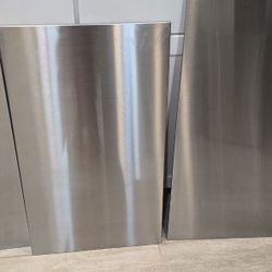 Bespoke 4-Door Flex  Refrigerator Panel in  Stainless Steel 