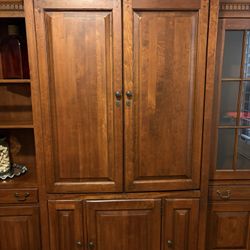 Cherry Oak Tv Hutch