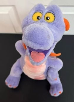 Vintage Disney Epcot Theme Park Imagination FIGMENT Dragon Plush Stuffed Toy just $8