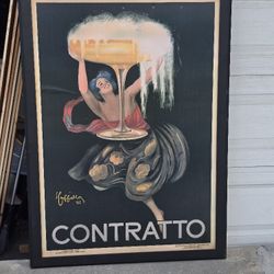 CONTRATTO POSTER -in FRAME ART PRINT 24X36 