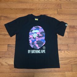 BAPE By Bathing Ape Camo Tee Black Size M