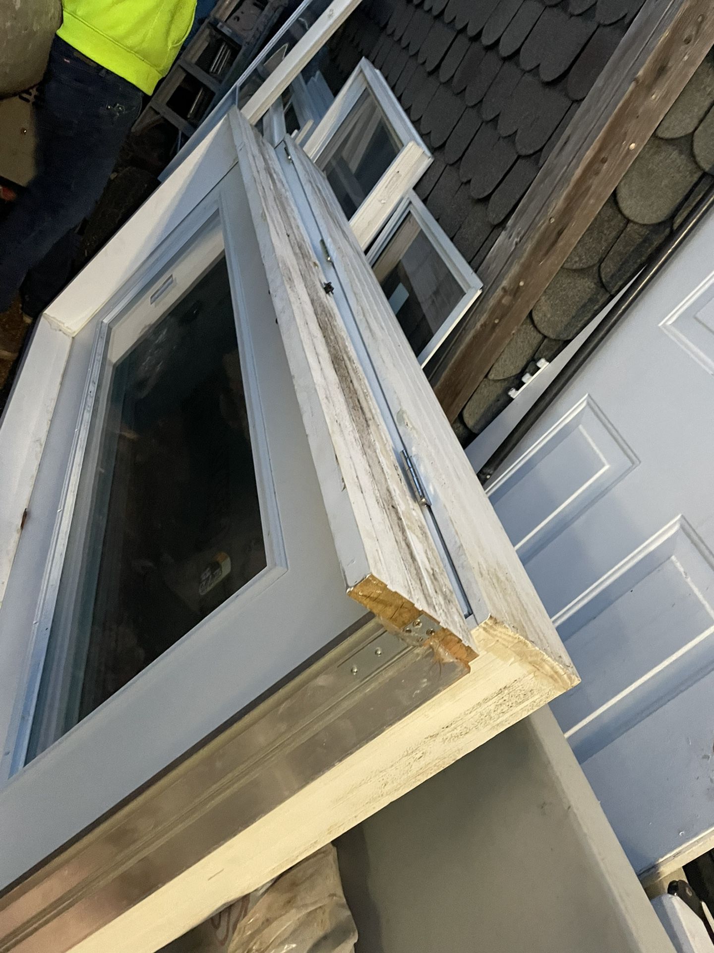 Clear glass Solid Doors