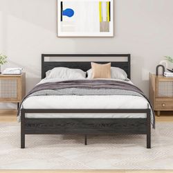  Full Size Bed Frame And Hybrid Mattress New . All Is New 