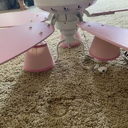 Pink Ceiling Fan 42”