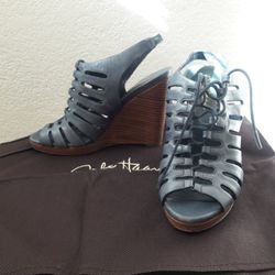 Cole Haan Air Haven OT Wedge Sz 6.5 Officer Blue