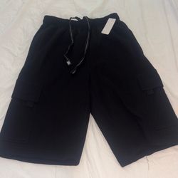 ProClub Black Cargo Shorts