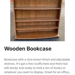 WOODEN STYLE BOOKCASE