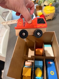 Wooden Toy Vehicle Set