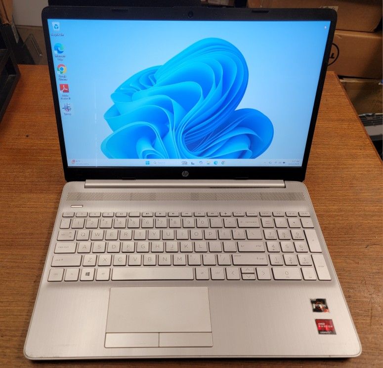 Fixed Price: HP Notebook 15.6" Laptop Ryzen 3/ 8GB/ 128 SSD Win 11 #9480