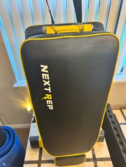 workout bench (i dont recommend if you are taller than 6’2”)