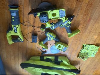 Ryobi tool set (just needs the battery)