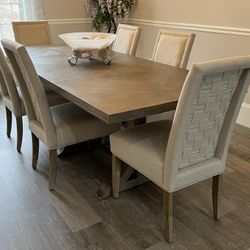 Coastal 94” Dining Room Table 