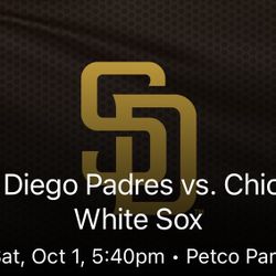 Padres Tickets $50 Each