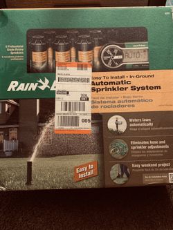Rain bird automatic sprinkler system