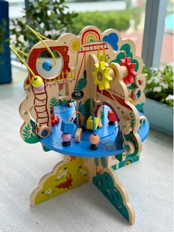 Wooden Toddler Activity Table Center