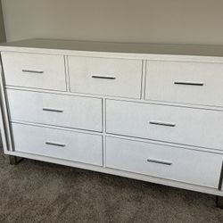 Large 7 Drawer Solid Wood Dresser