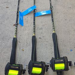 New Shimano Tld 25 Reel/New Lines/Shimano Rod...300.00 EACH