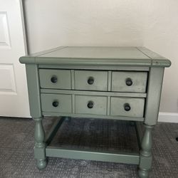 Green End Table